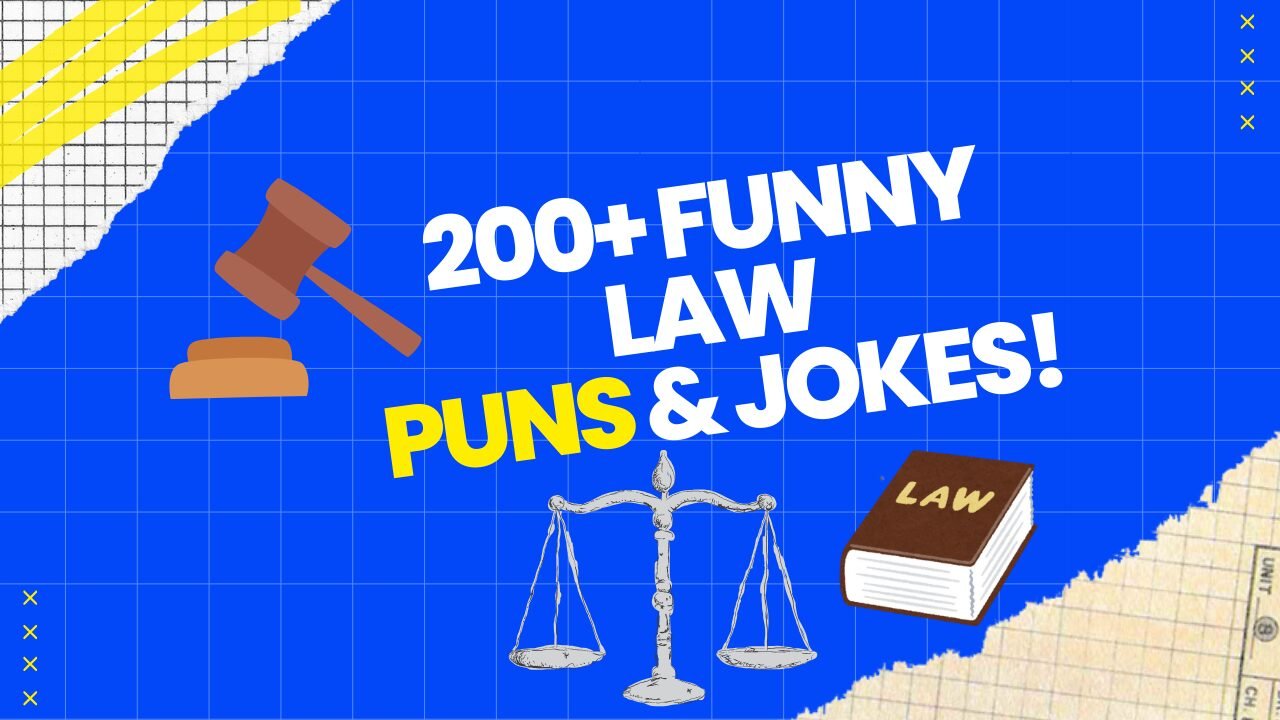 200+ Funny Law Puns & Jokes (Latest 2024)